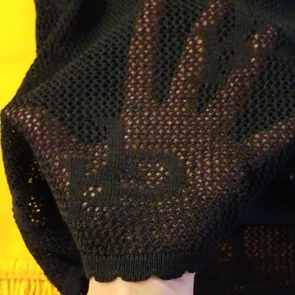 Roccobarocco Crochet Sleeveless Midi Dress Blue Size S - Picture 3 of 6